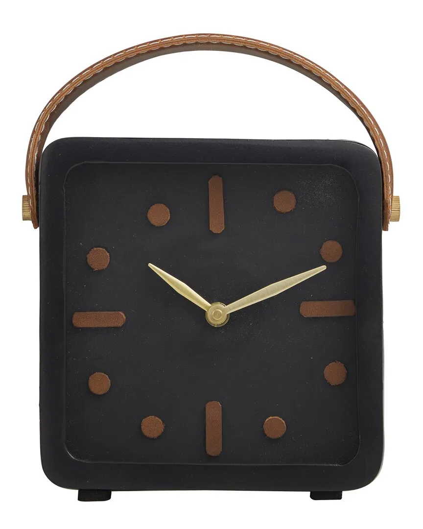 Small Decorative Clock - Black, Metal image