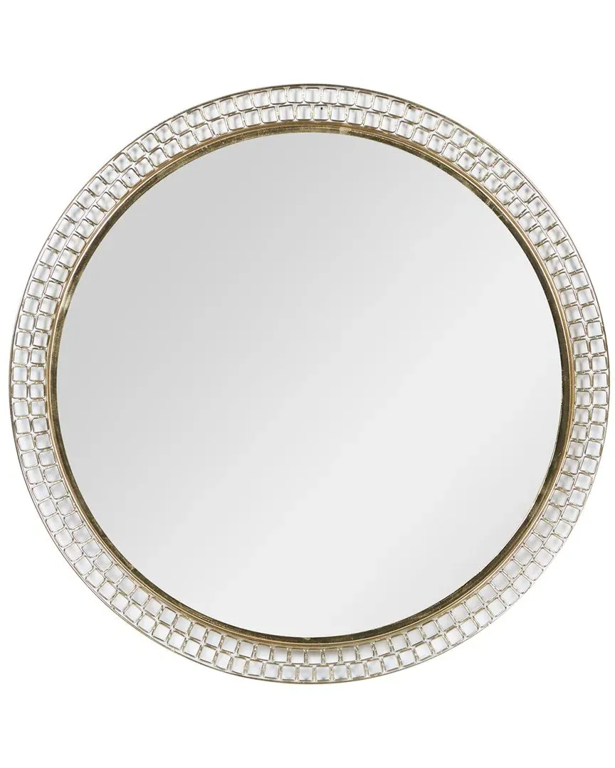 Square Wall Mirror - Gold, Metal image