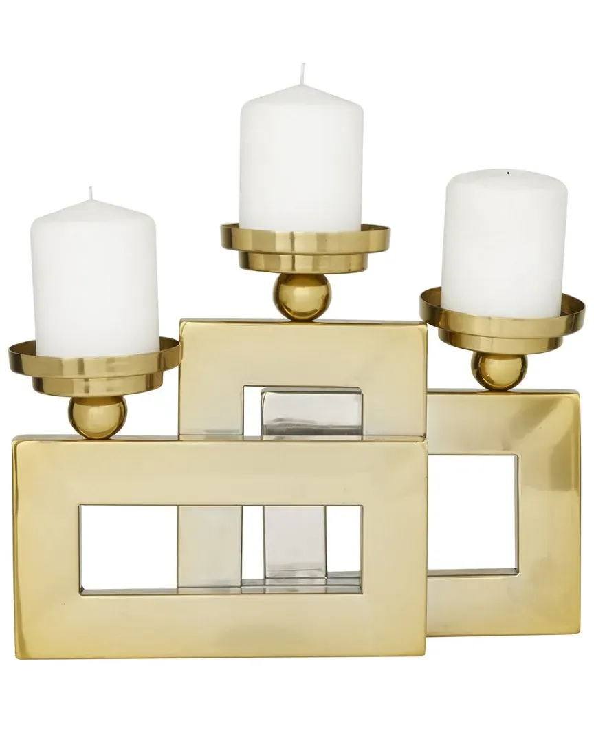 Stainless Steel Candle Holder - Gold image