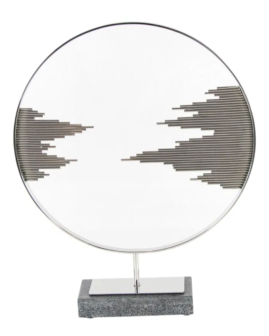 Stainless Steel Marble Decor - Silver image