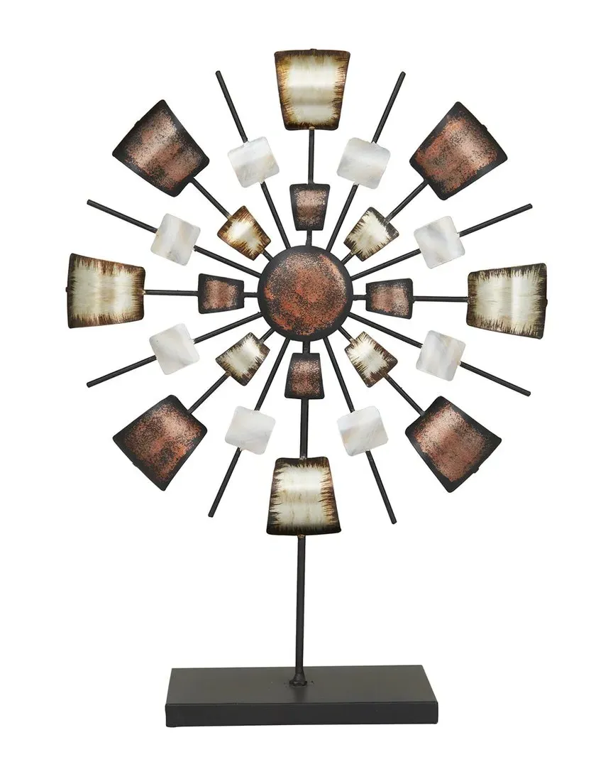 Starburst Metal Sculpture - Multi Colored image