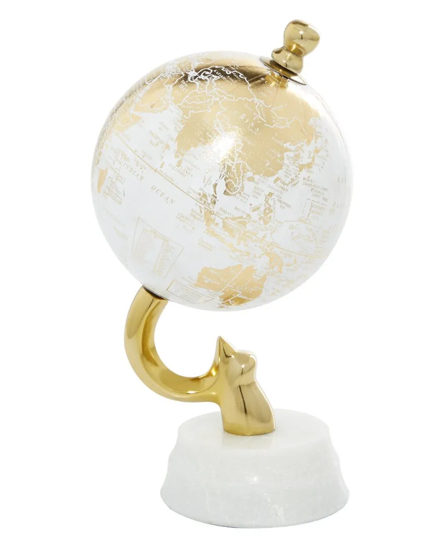 Stoneware Globe - Gold image