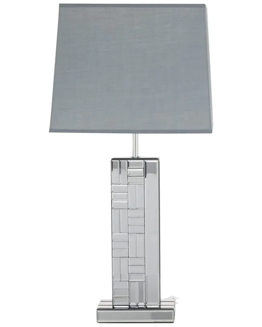 Table Lamp - Silver, Glass