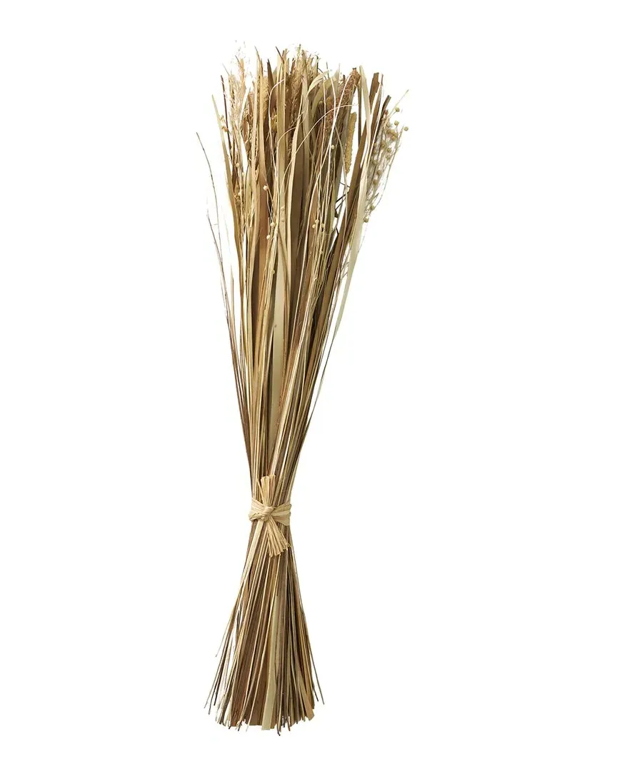Tall Grass Dried Plant Bouquet - Brown