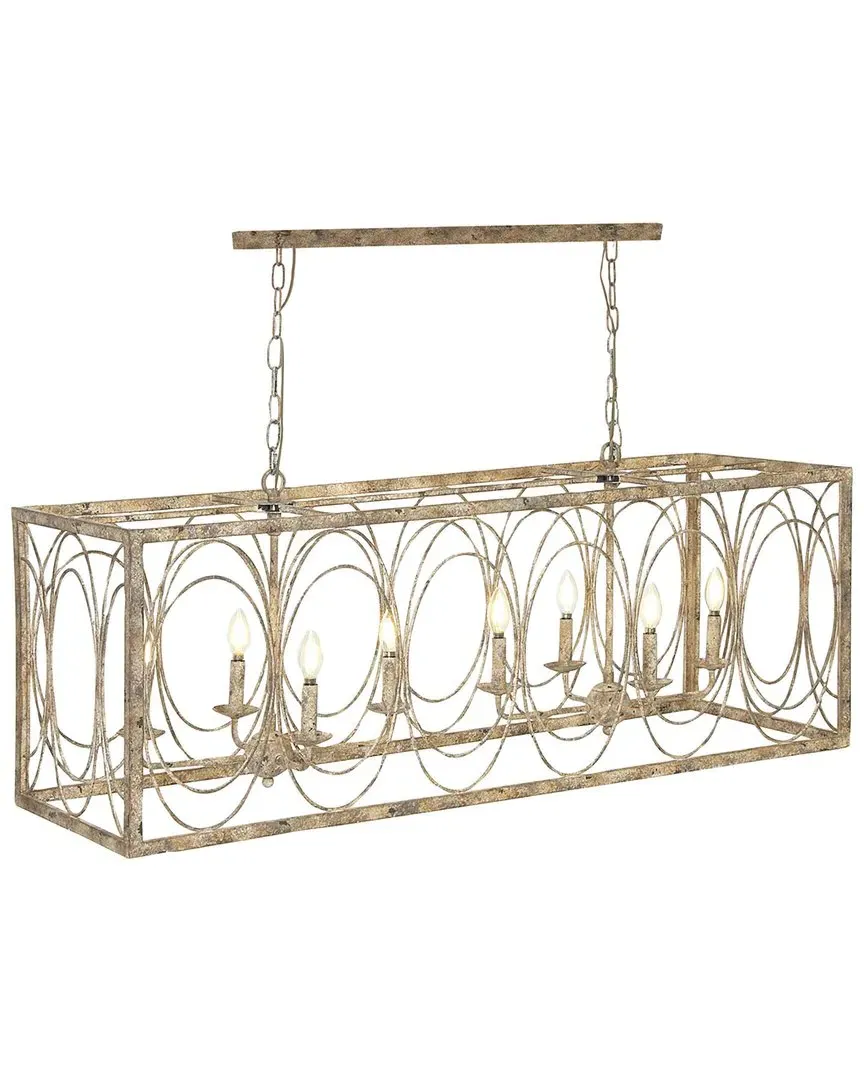 Vintage Metal Chandelier - Gold image