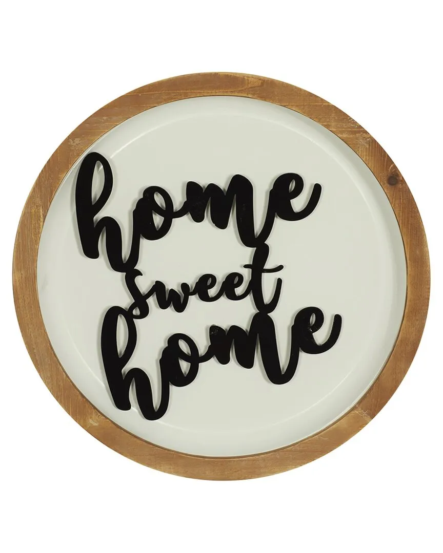 Wall Decor - White, Iron