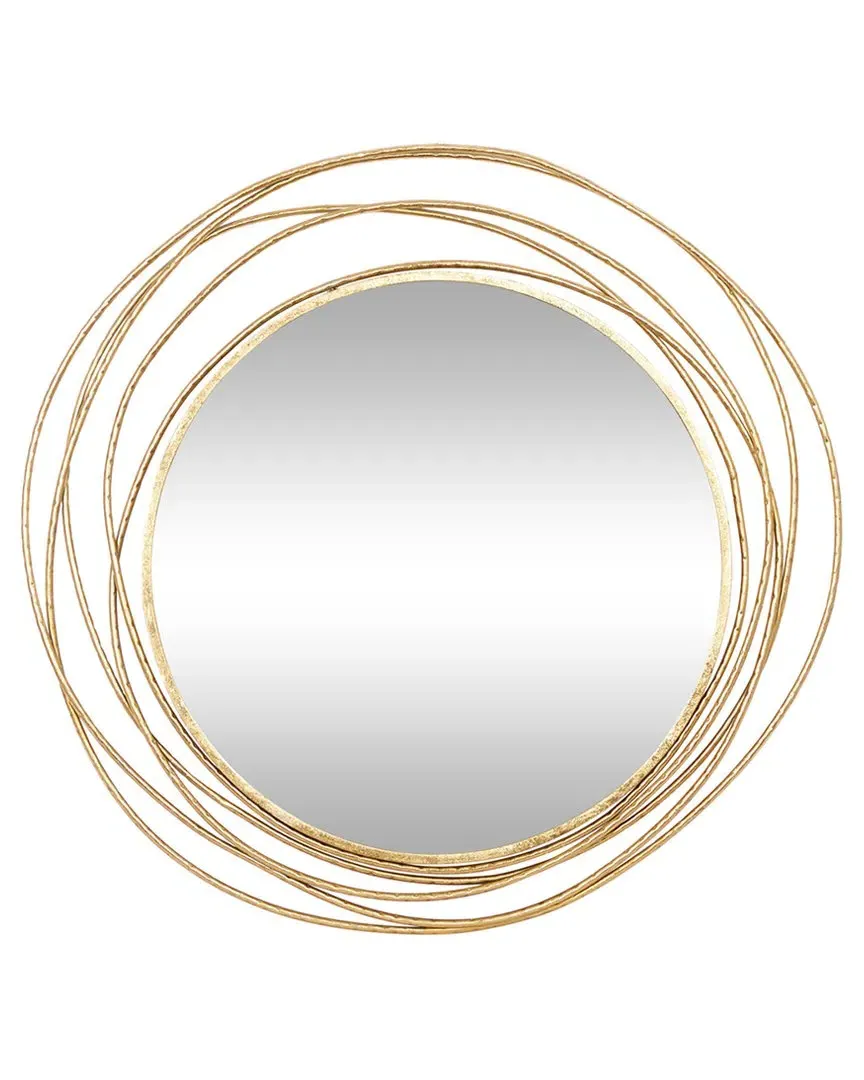 Wall Mirror - Gold, Metal