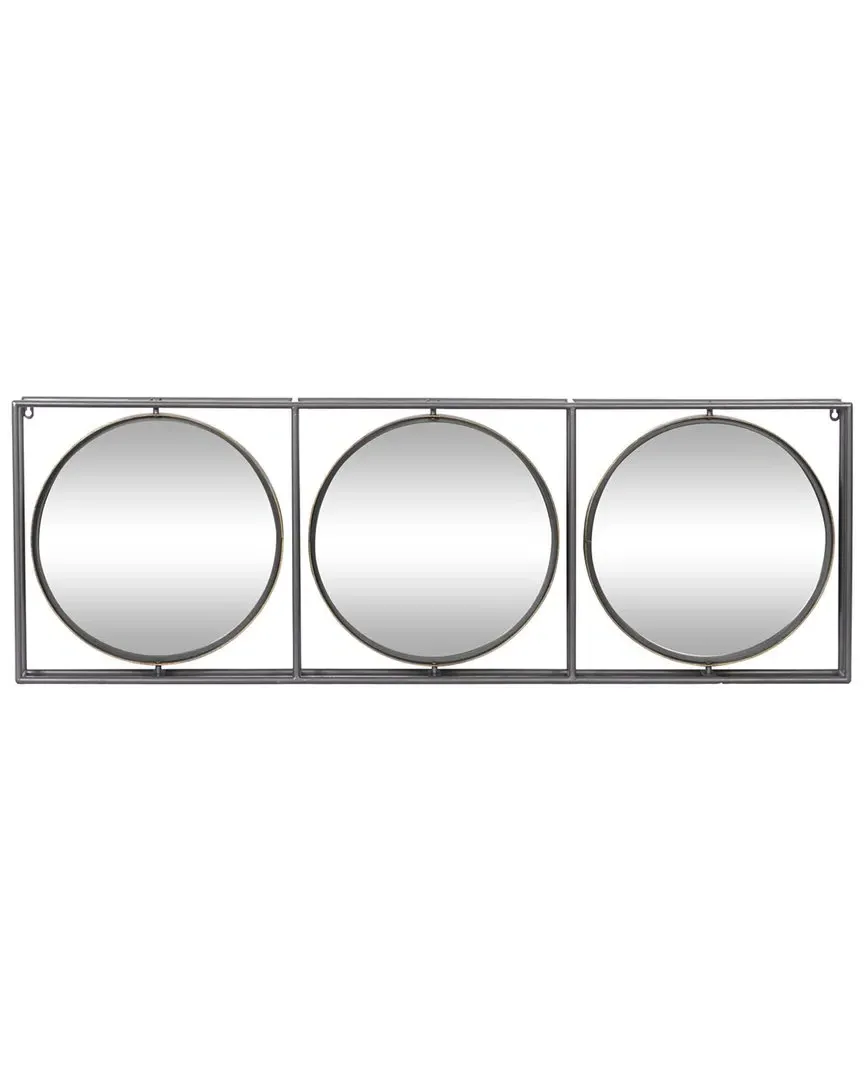 Wall Mirror - Grey, Iron