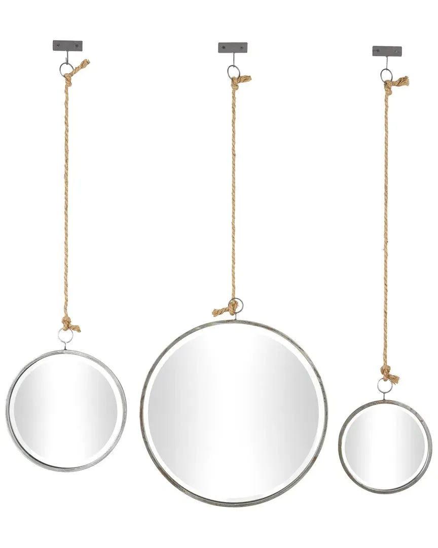 Wall Mirror Set of 3 - Dark Gray image