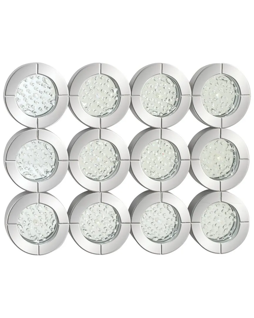 Wall Mirror - Silver, MDF