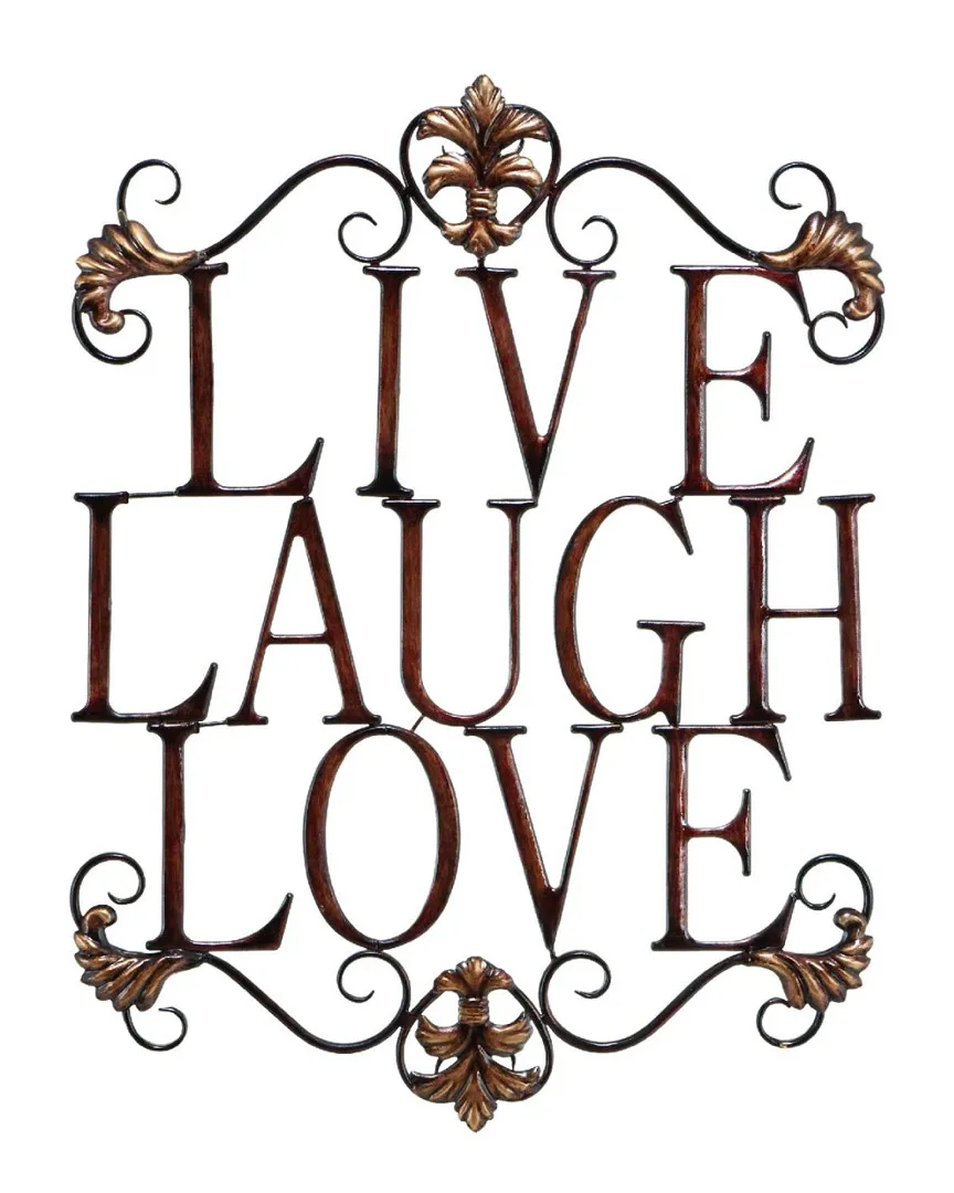 Wall Sign Decor - Red, Iron image