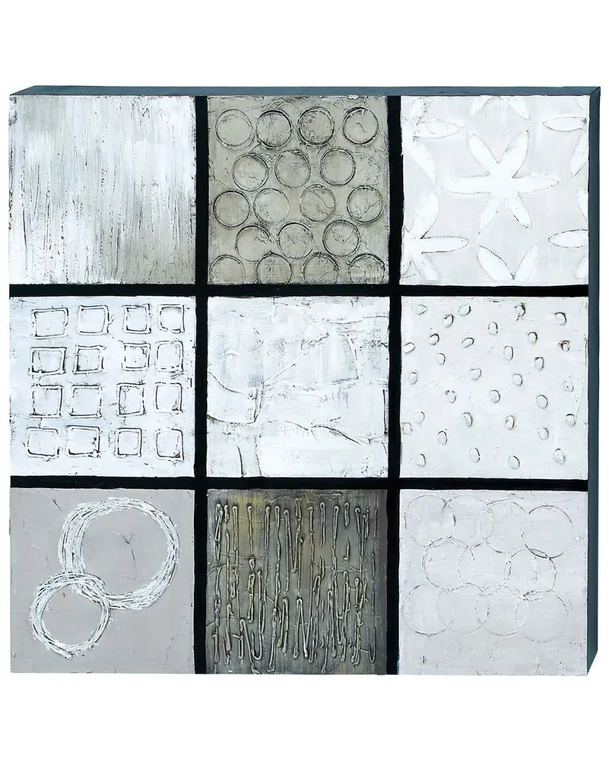 Wood Art Canvas - Black, Pine image