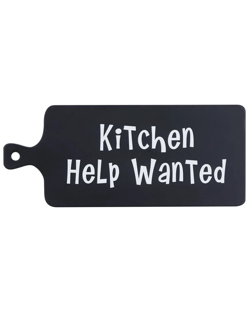 Wood Farmhouse Wall Decor with Typography - Black image