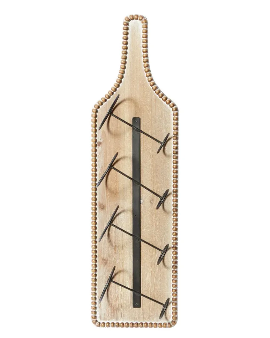 Wood Wine Holder - Brown image