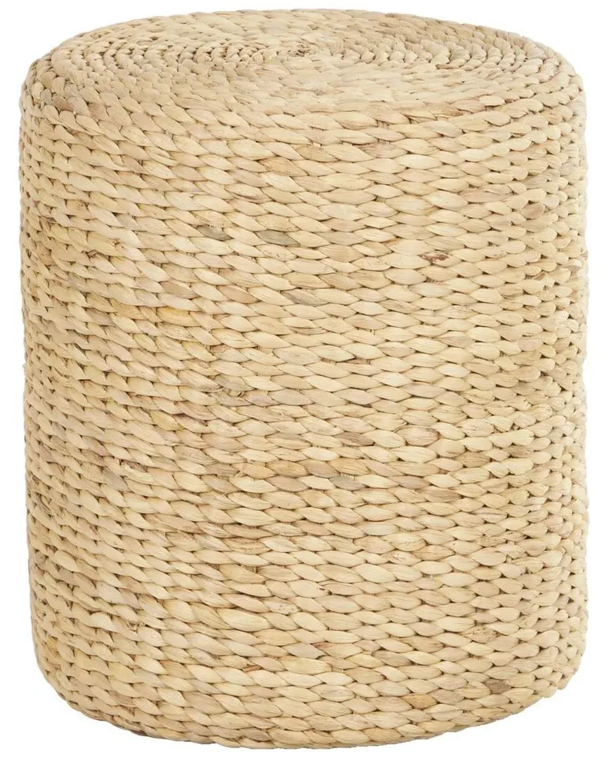 Woven Drum Accent Table - Brown, Seagrass