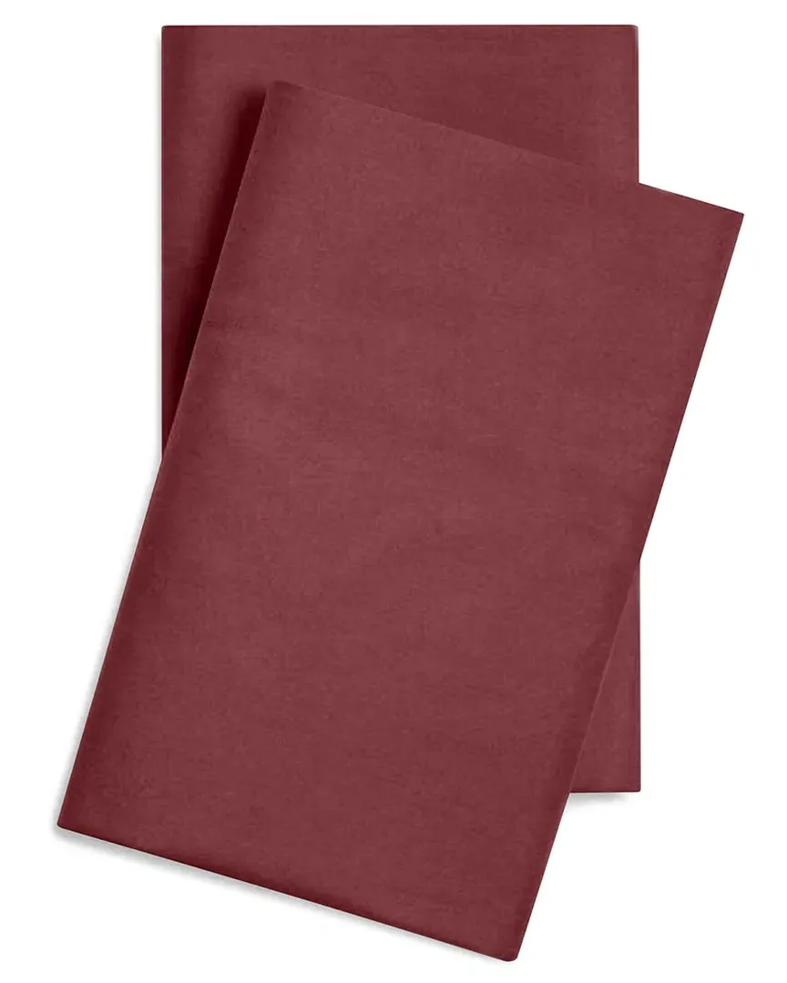 Cool & Crisp Cotton Percale Pillow Case Set - Purple