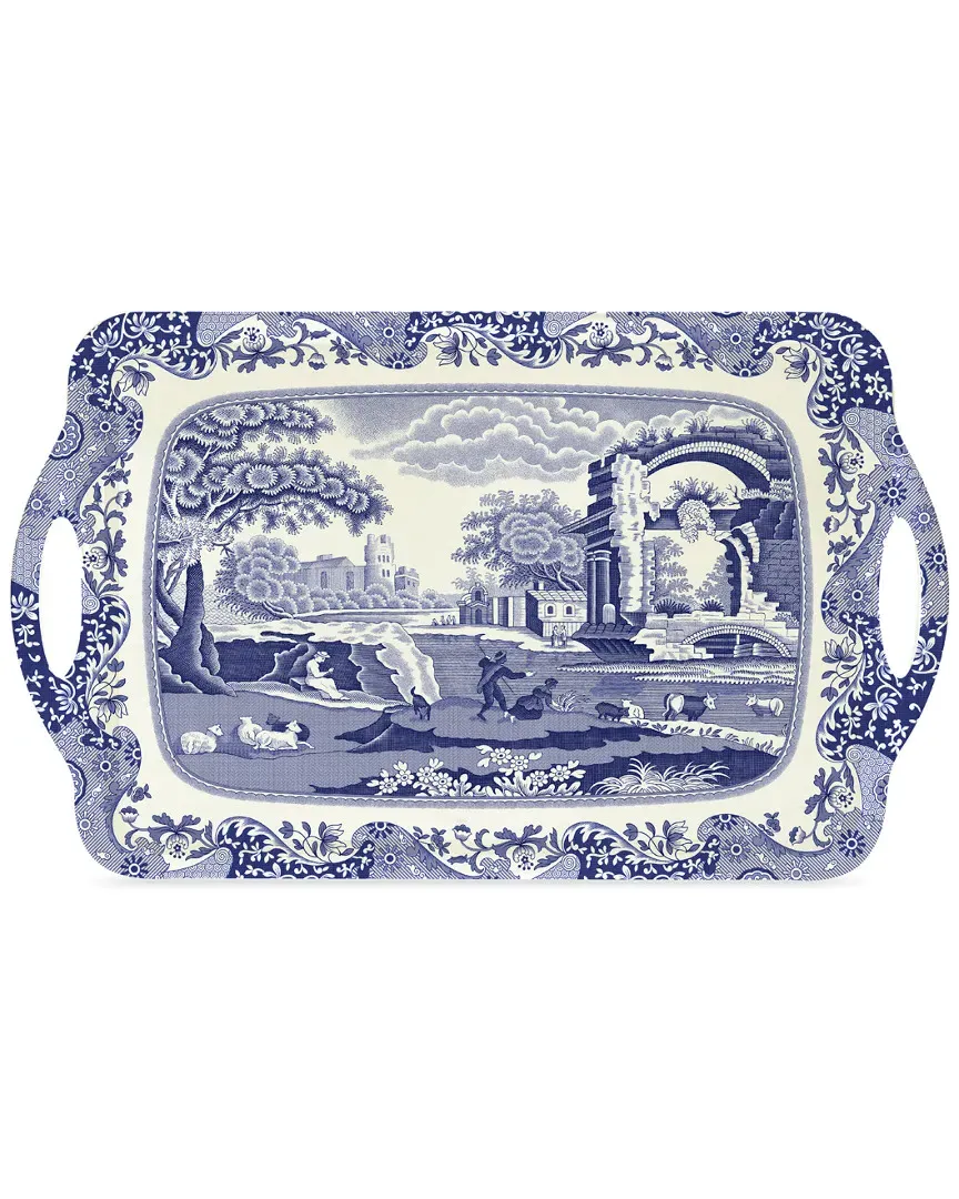 Blue Italian Melamine Tray - Blue, Melamine image