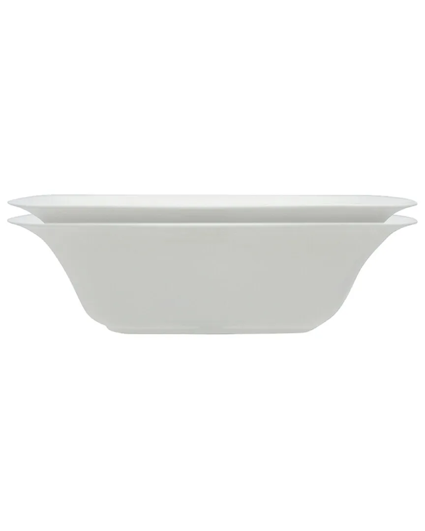Bach 2pc Bowl Set - White, Porcelain