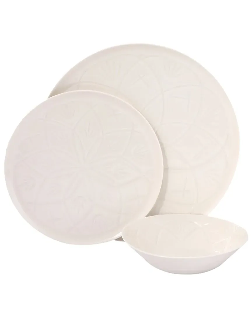 Christina 3pc Place Setting - White, Porcelain
