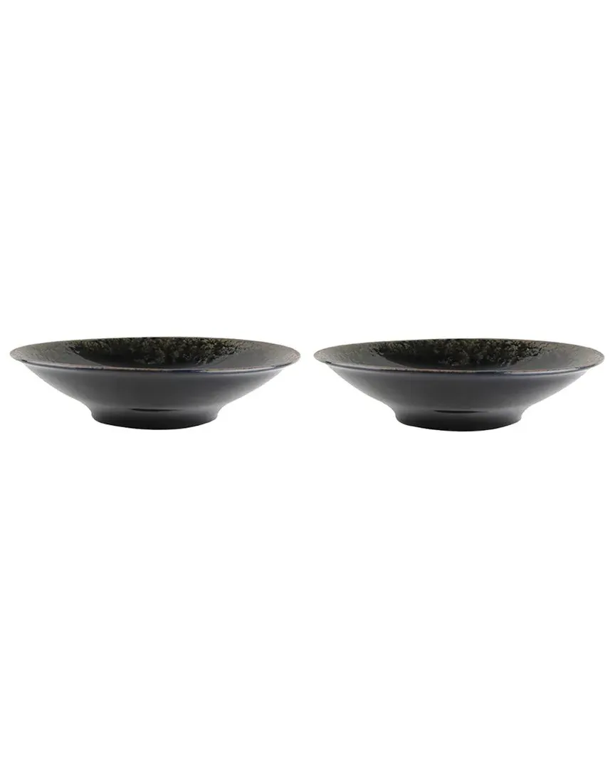 Root 2pc Bowl Set - Dark Blue, Porcelain image
