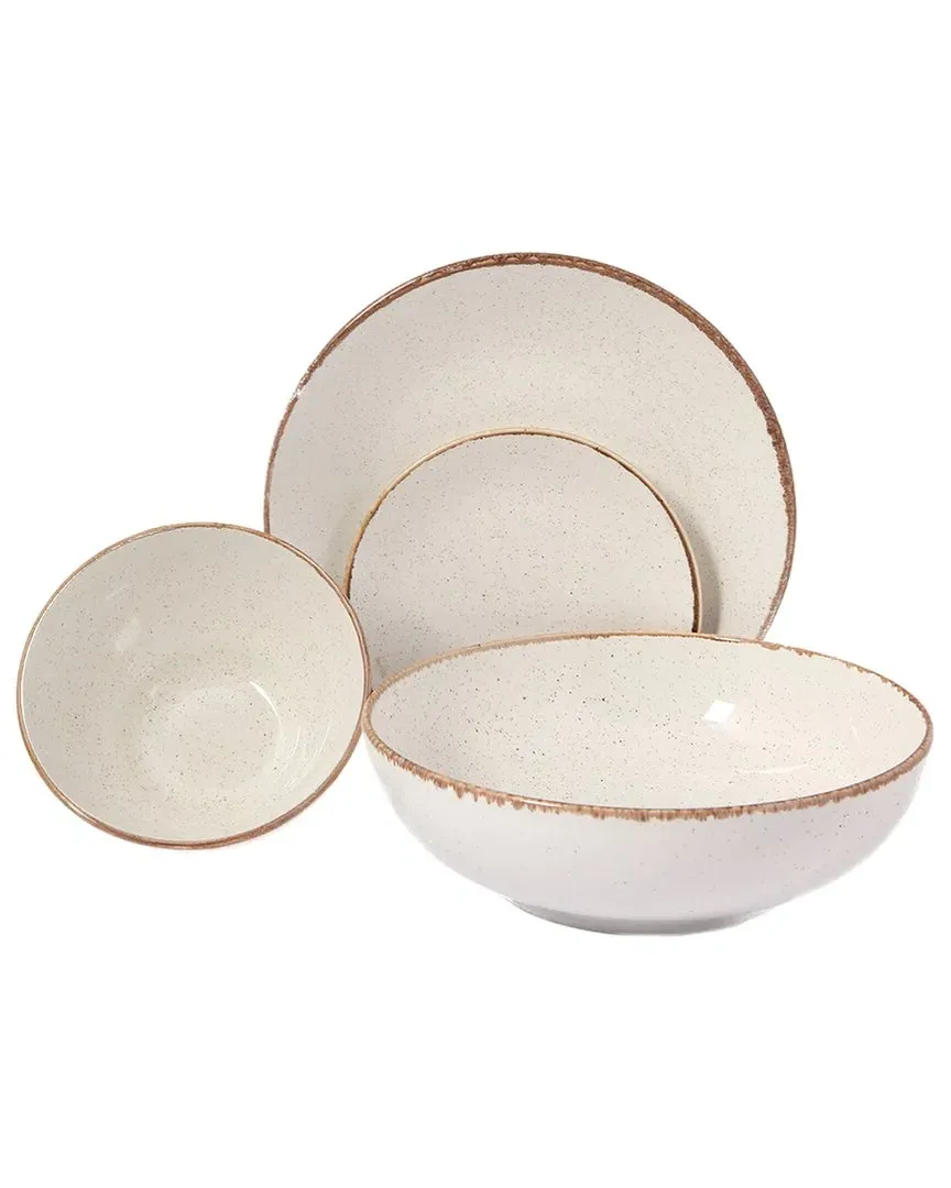 Seasons 4pc Place Setting with Serving Bowl - Beige image
