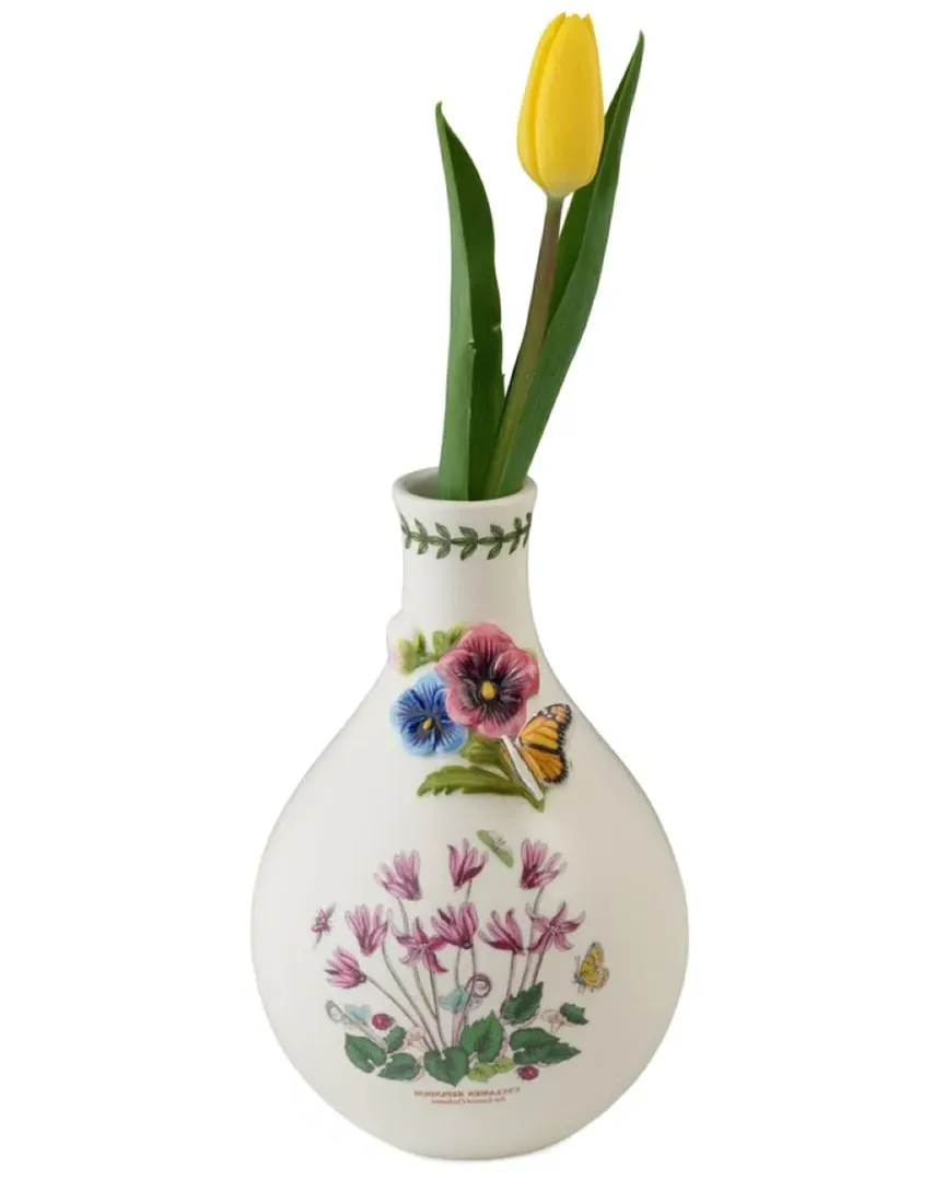 Botanic Garden Bouquet Cyclamen Small Vase - White image