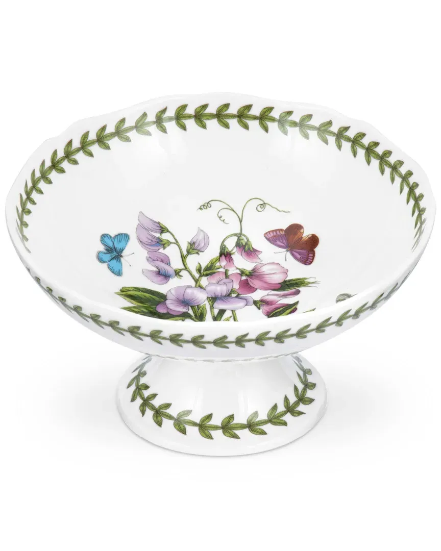 Botanic Garden Footed 7in Bowl - Floral, Porcelain image