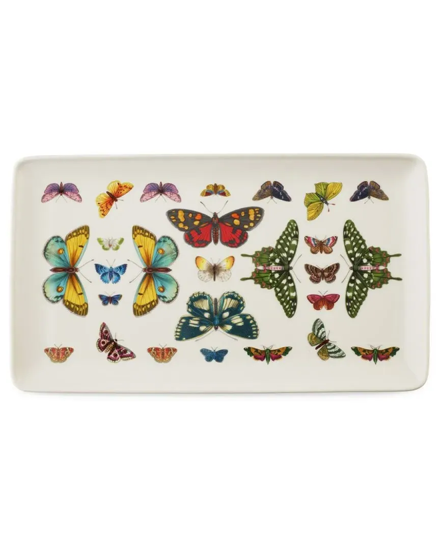 Botanic Garden Harmony Rectangular Tray - White image