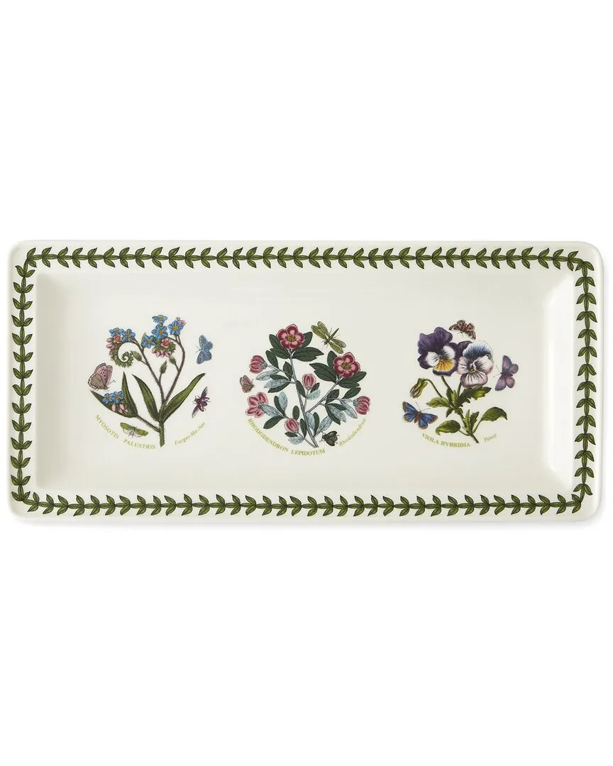 Botanic Garden Oblong Tray - White image