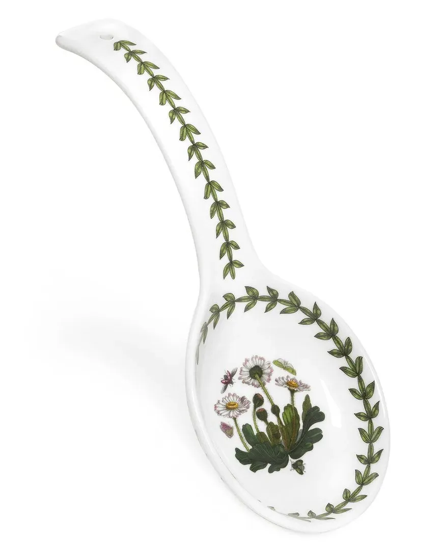 Botanic Garden Spoon Rest - White, Porcelain