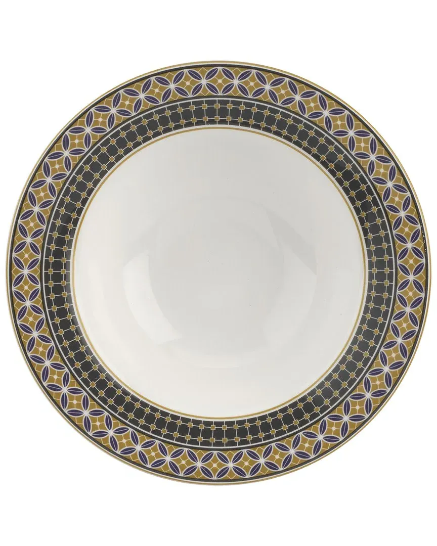 Geo Set of 4 Cereal Bowls - Multicolor, Earthenware image