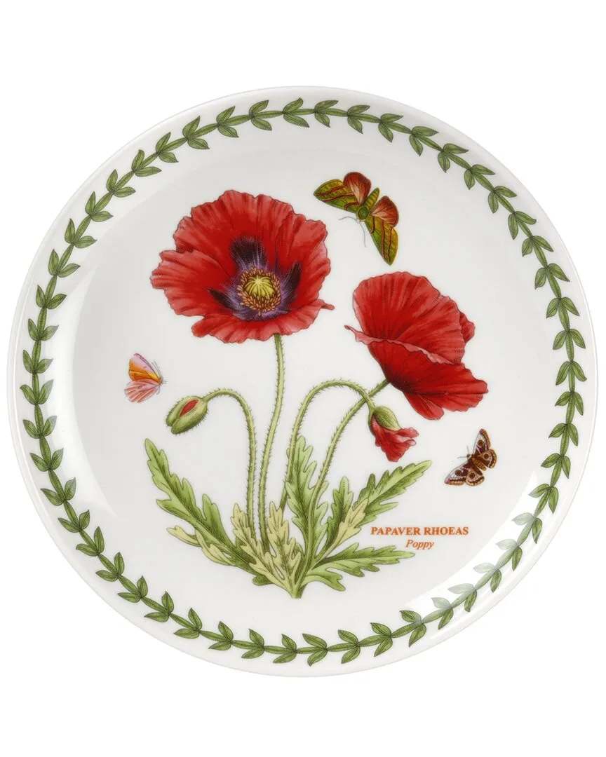 Set of 4 Botanic Garden Coupe Plates - White image