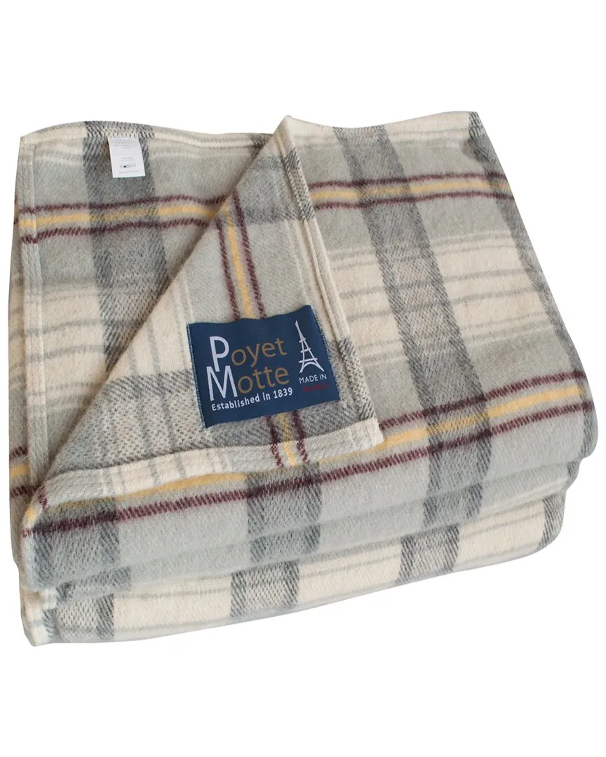 Poyet Motte Chevreuse Wool-Blend Blanket - Grey image