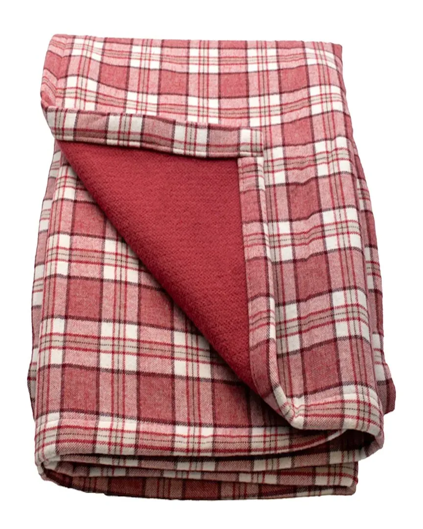 Wool Flannel Blanket - Red