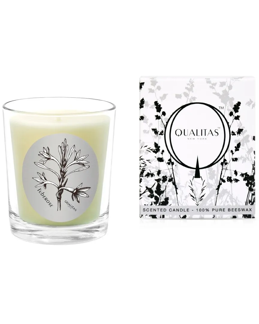 Amber 6.5oz Candle - Tuberose Scent, Beeswax image