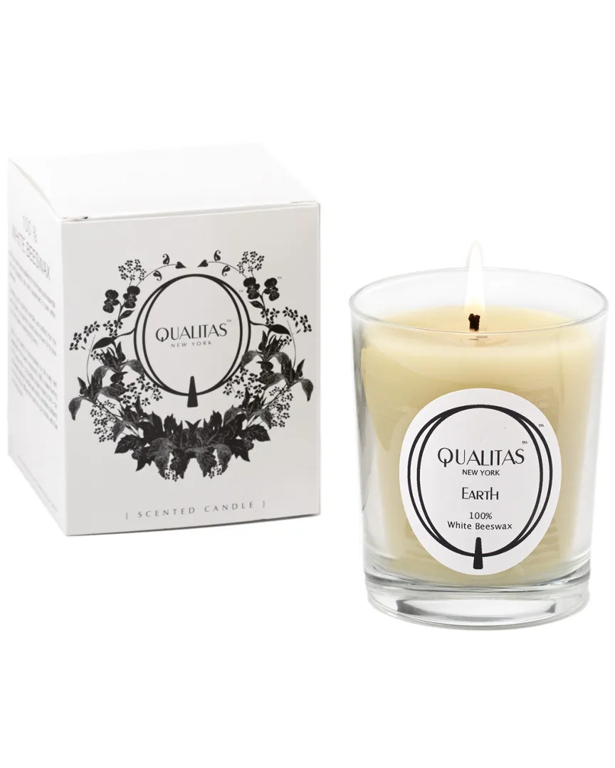 Earth 6.5oz Candle - White