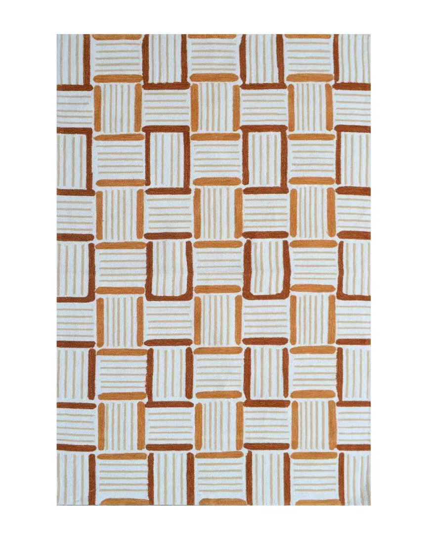 Caribe Hand-Made Indoor/Outdoor Rug - Ivory, Polyester