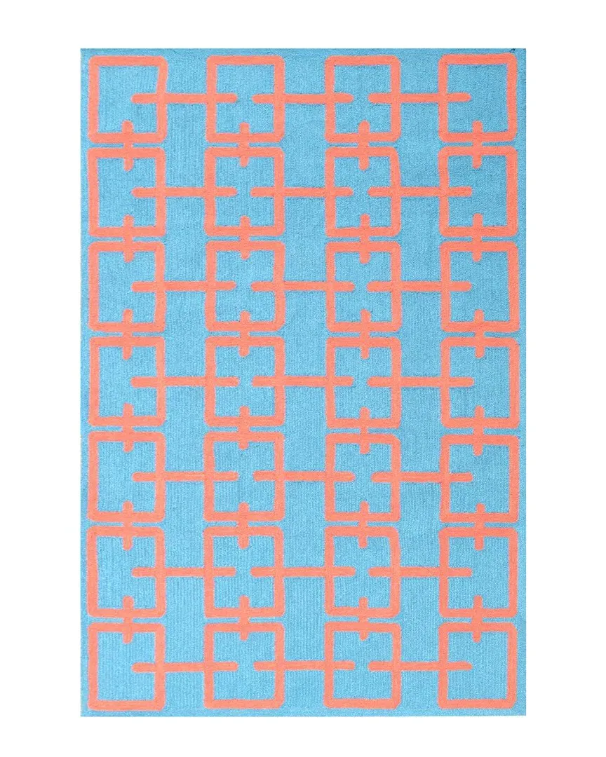 Hampton Hand-Made Indoor/Outdoor Rug - Coral, Acrylic