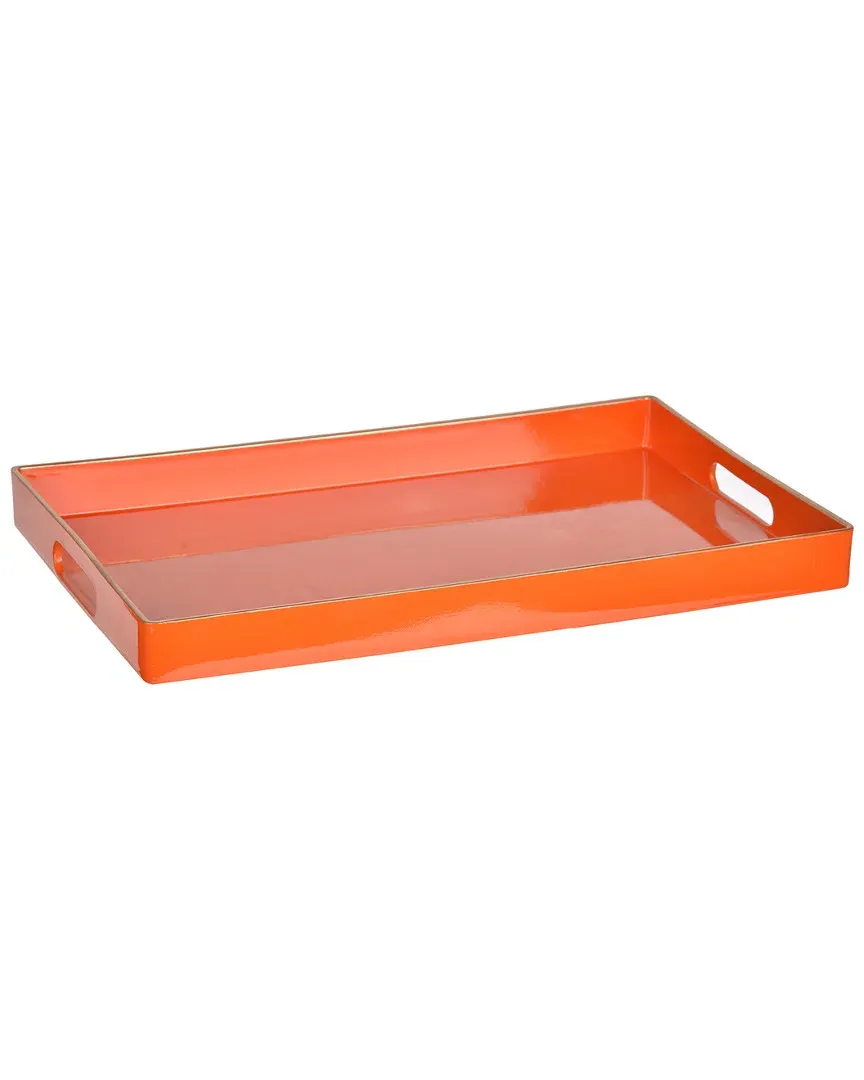 Home Orange Mimosa Rectangle Tray - Orange