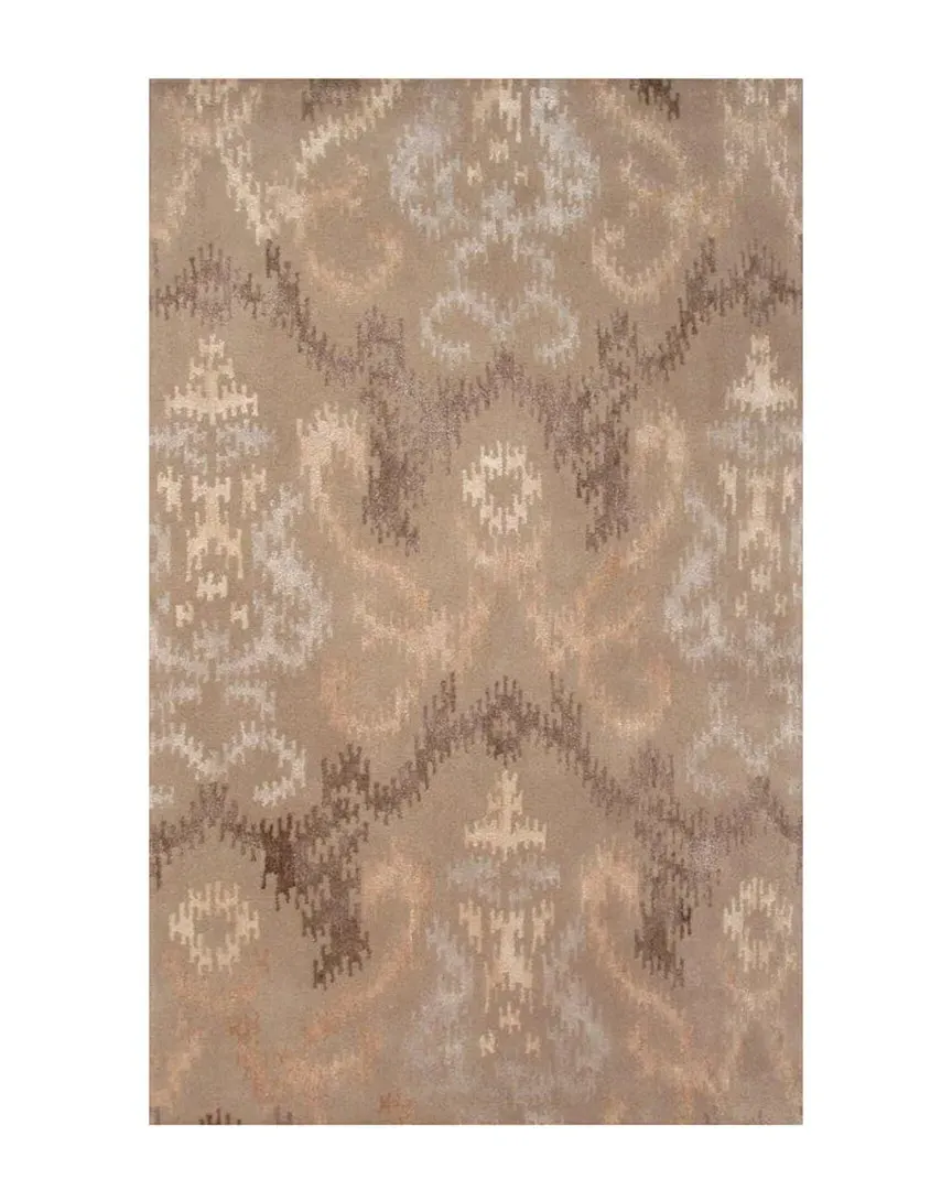 Kara Hand-Made Rug - Brown, Wool & Silk image