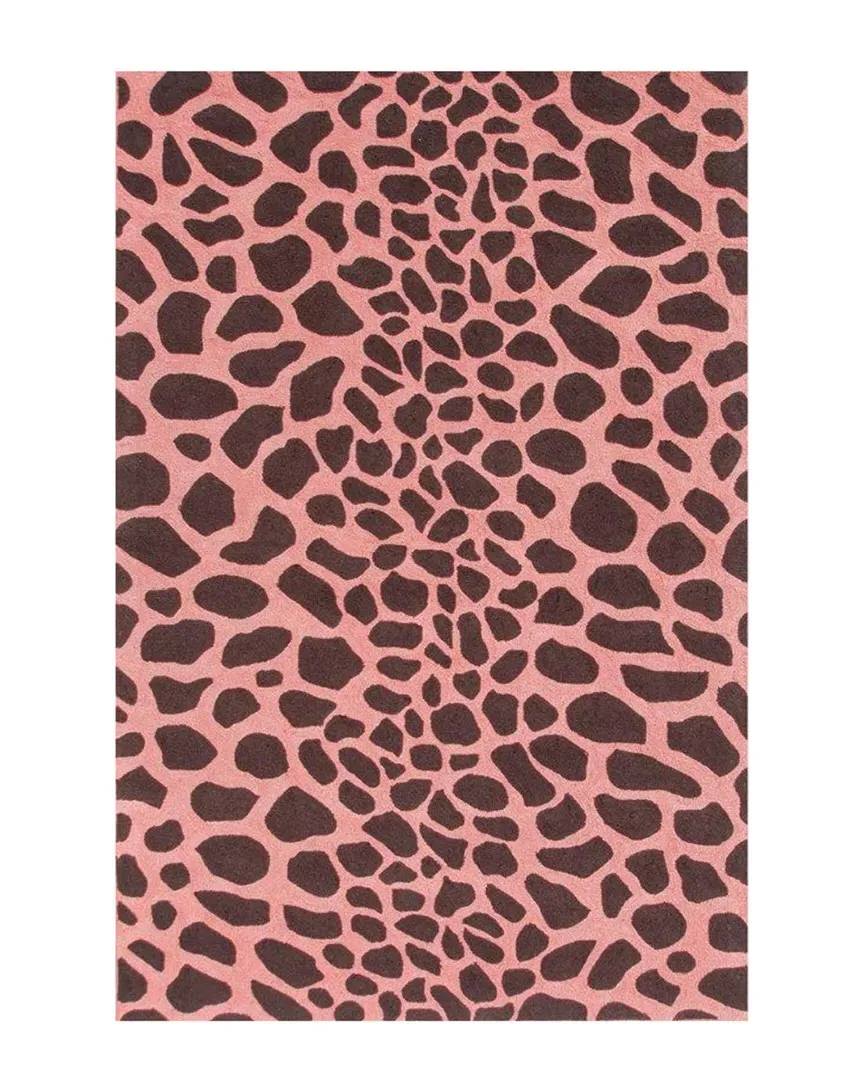 Kizuri Hand-Made Indoor/Outdoor Rug - Coral, Acrylic