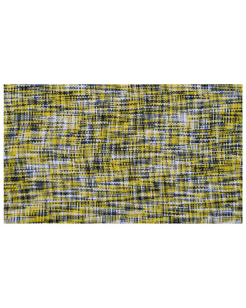 Marvel Hand-Made Indoor/Outdoor Rug - Yellow, Polyester