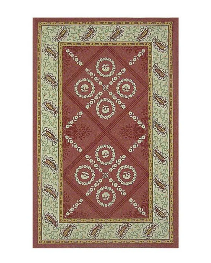 Mason Hand-Made Wool Rug - Rust