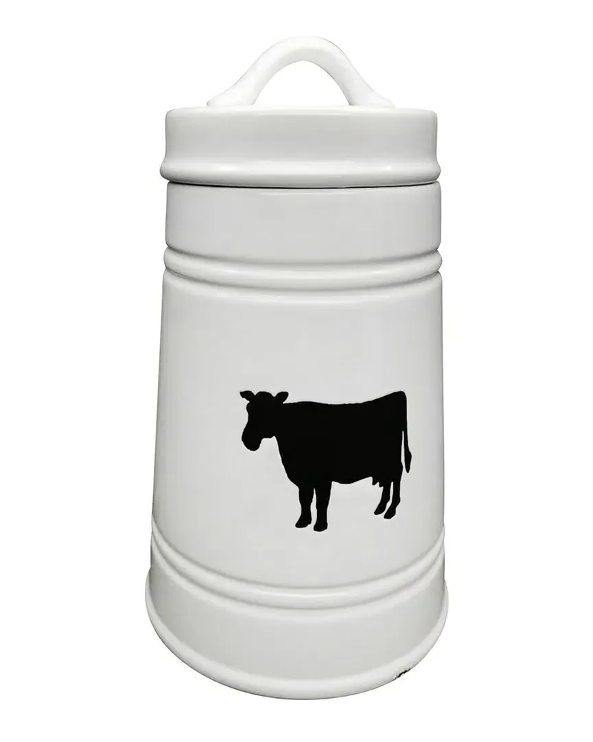 Moo Canister - White, Ceramic image
