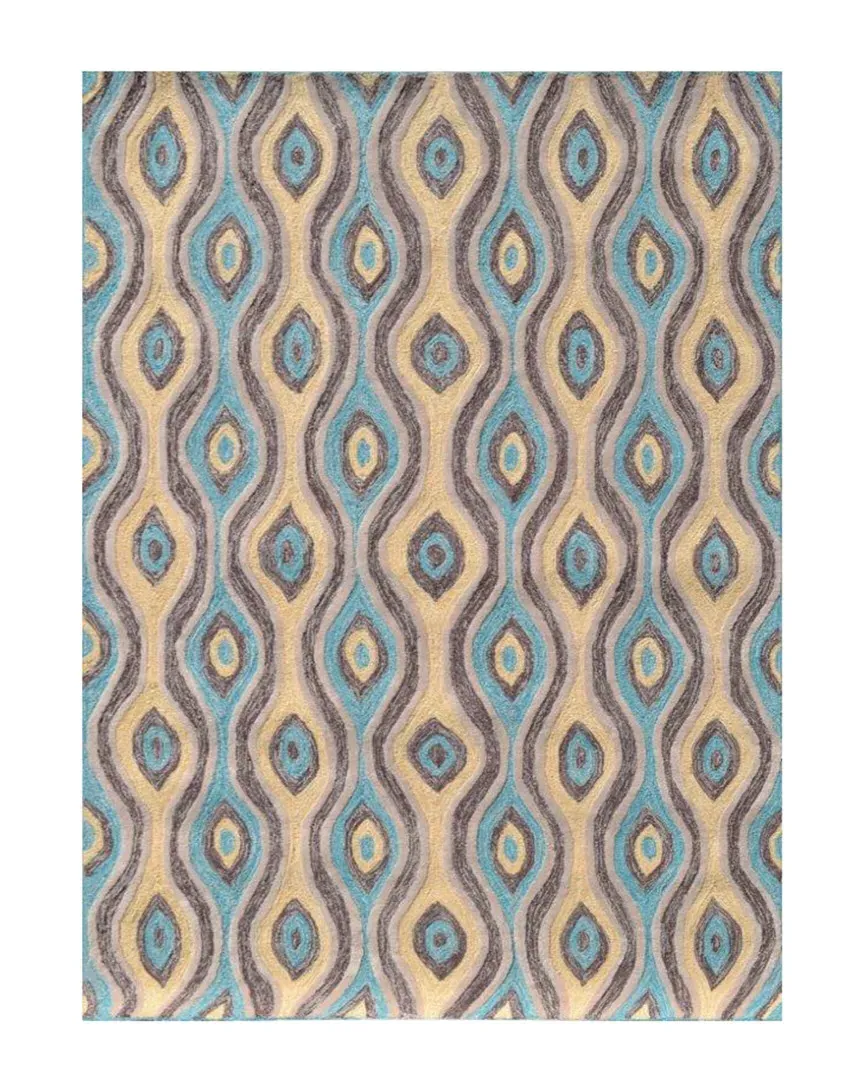 Nazar Hand-Made Indoor/Outdoor Rug - Brown, Acrylic