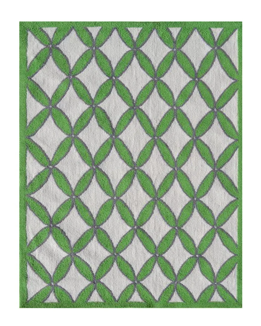 R16 Diamonds Hand-Made Indoor/Outdoor Rug - Polyester