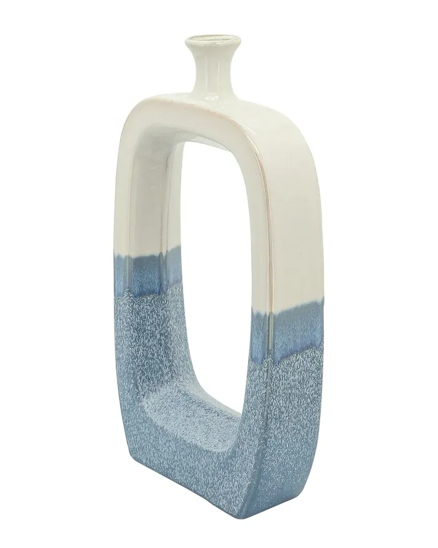 R16 SkyCut Out Vase - Blue, Ceramic image