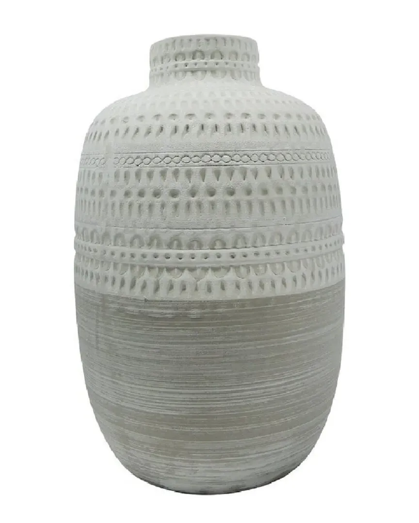 R16 Tribal Vase - Beige, Ceramic image