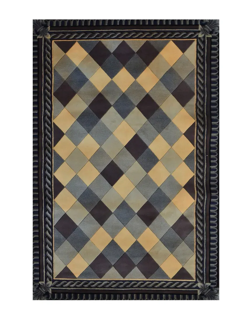 Royalty Tufted Rug - Blue image