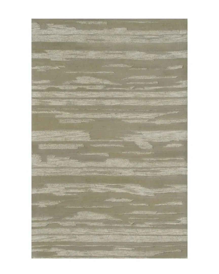 Rustic Nature Hand-Made Rug - Beige, Wool & Silk